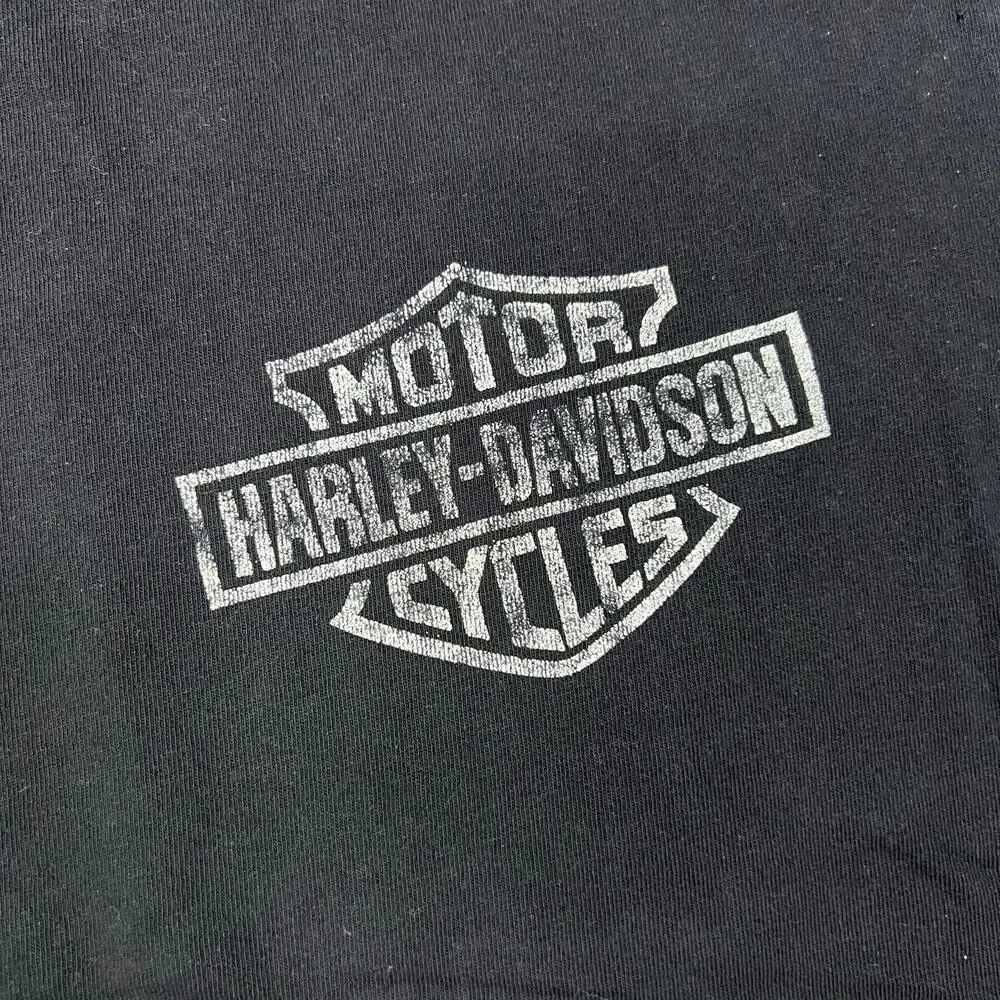 Vintage Harley Davidson USA Shield Motorcycles Biker T Shirt Essentials Black XL